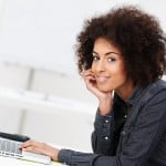 Friendly African American Businesswoman